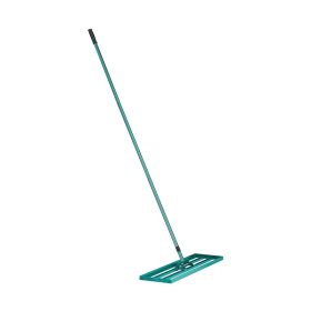 Outdoor Lawn Leveling Rake for Garden & Golf Lawn & Farm (Panel Size: 10 x 36 inch, Color: Green A)