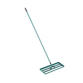 Outdoor Lawn Leveling Rake for Garden & Golf Lawn & Farm (Panel Size: 10 x 30 inch, Color: Green A)