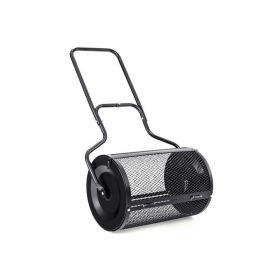 Lawn Care Tools Peat Moss Spreader with U-shape Handle (Type: Garden Tools, Color: Black)